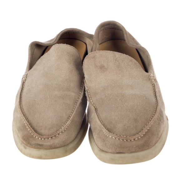 •   Loro Piana Suede Loafers